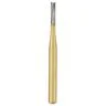 Great White Gold Series Flat End Straight FG Carbide Burs