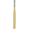 Great White Gold Series Flat End Straight FG Carbide Burs, Bulk