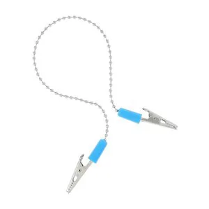 House Brand Bib Holder - metal ball chain and metal clips with a plastic  sleeve - Dental Wholesale Direct