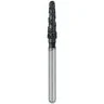 Black Cobra Round End Tapered Spiral Groove FG Diamond Burs